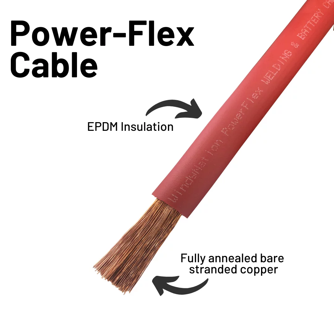 4-Gauge 50 ft. Red Welding Cable - Image 2