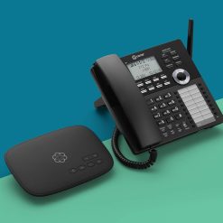 Alternative view of ooma DP1-T Wireless Business Desk Phone. Connects wirelessly to ooma Telo Base Station. Works with ooma Telo VoIP Free Internet Home Phone Service,Black